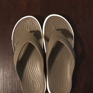 Croc Flip Flops brown